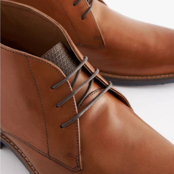 Next Direct Brown Leather Chukka Boots - Picture 5 of 8